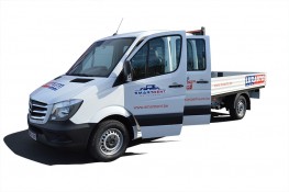 Bestelwagen Dubbele Cabine + open laadbak en optioneel een trekhaak